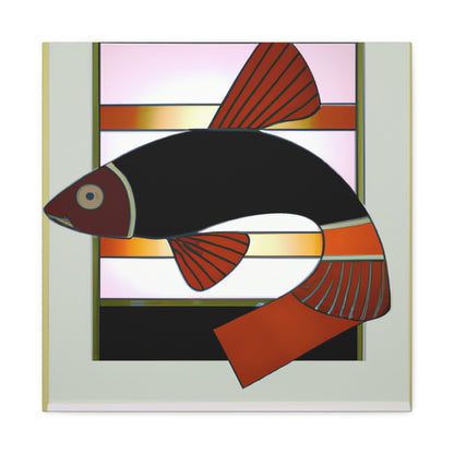 Dazzling Deco Killifish - Canvas