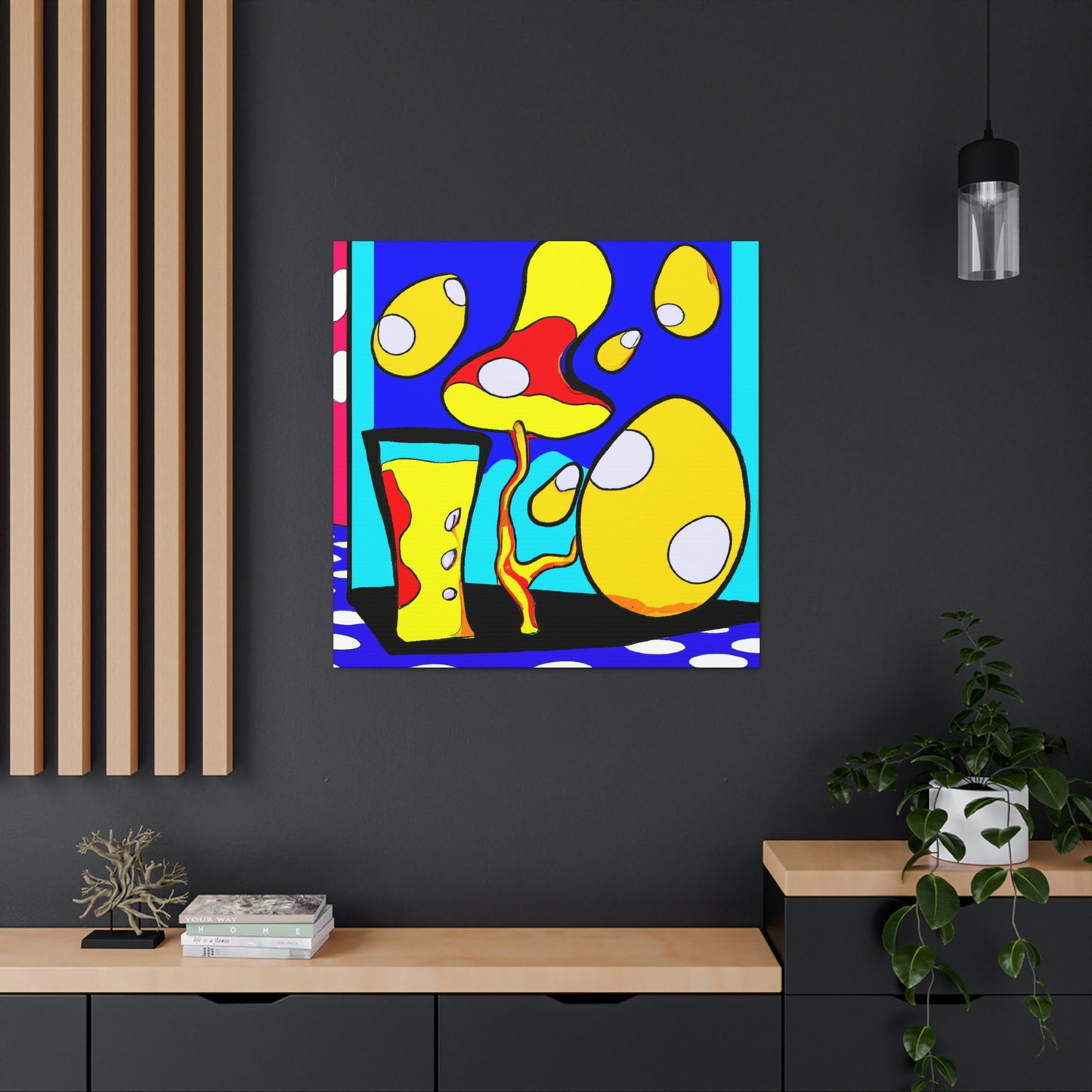 Eggs in Technicolor - Canvas