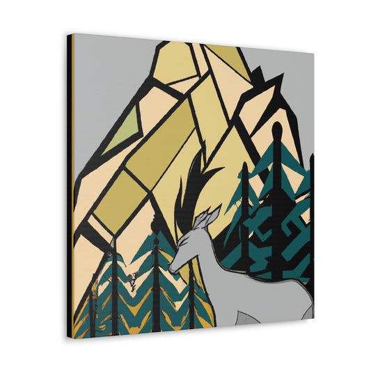 "Chamois of the Roaring Twenties" - Canvas