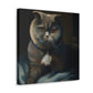 "Feline Impressionism Bliss" - Canvas