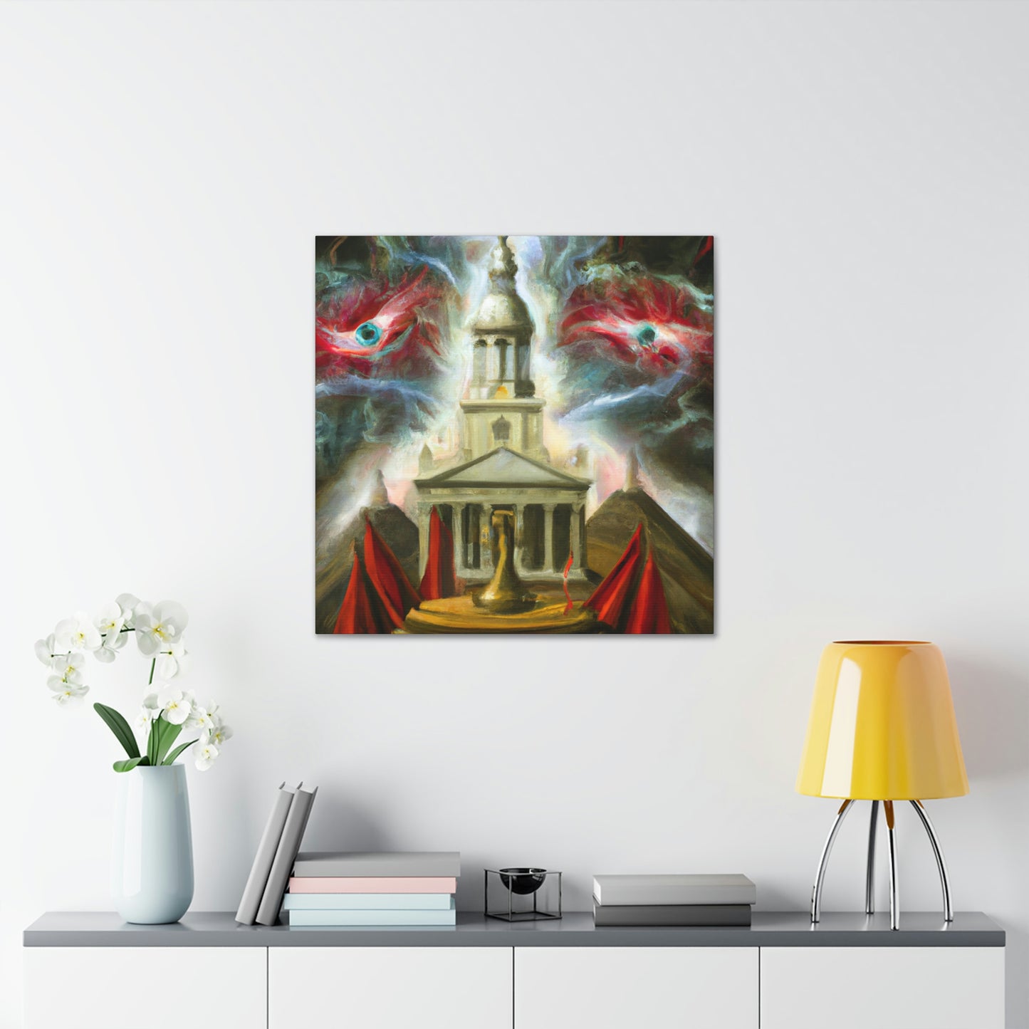 Independence Hall Surreal. - Canvas