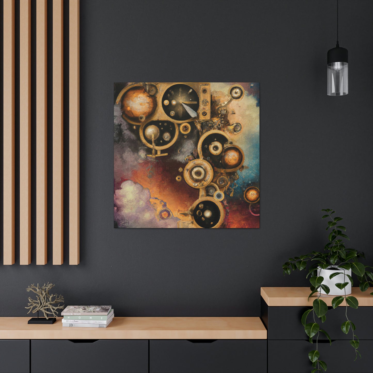 Levitating Nebula Wonders - Canvas