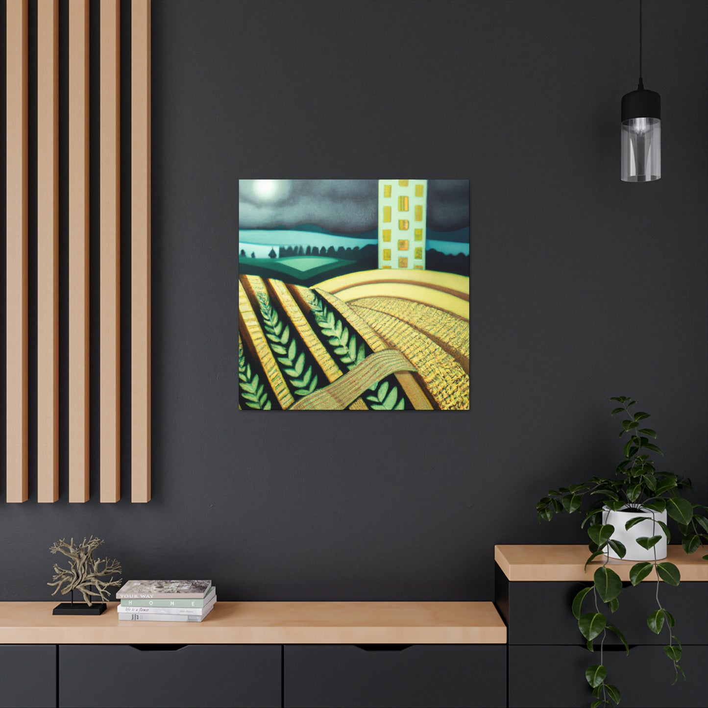 "Tranquil Wheat Harvest" - Canvas