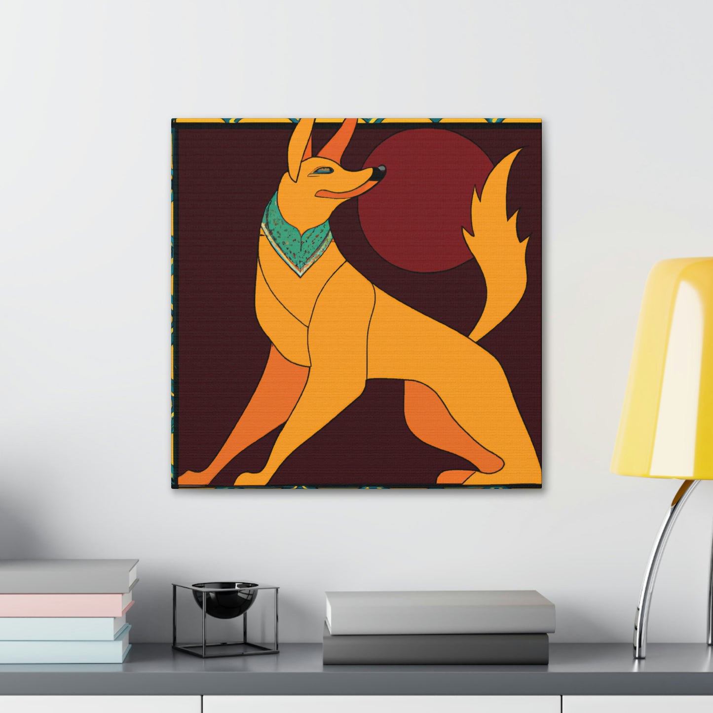 "Dhole's Deco Dream" - Canvas