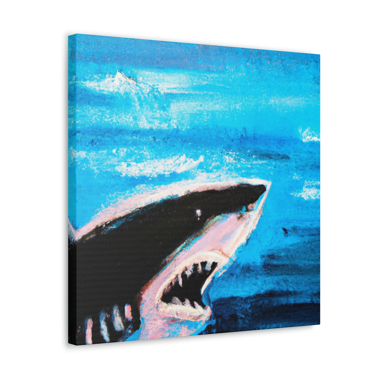 "Dangerous White Shark" - Canvas