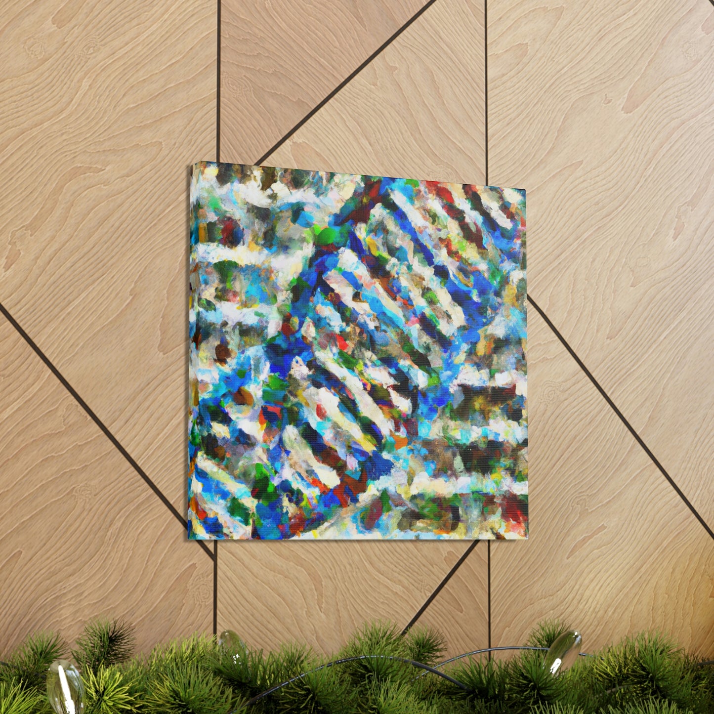 "DNA Strands Abound" - Canvas