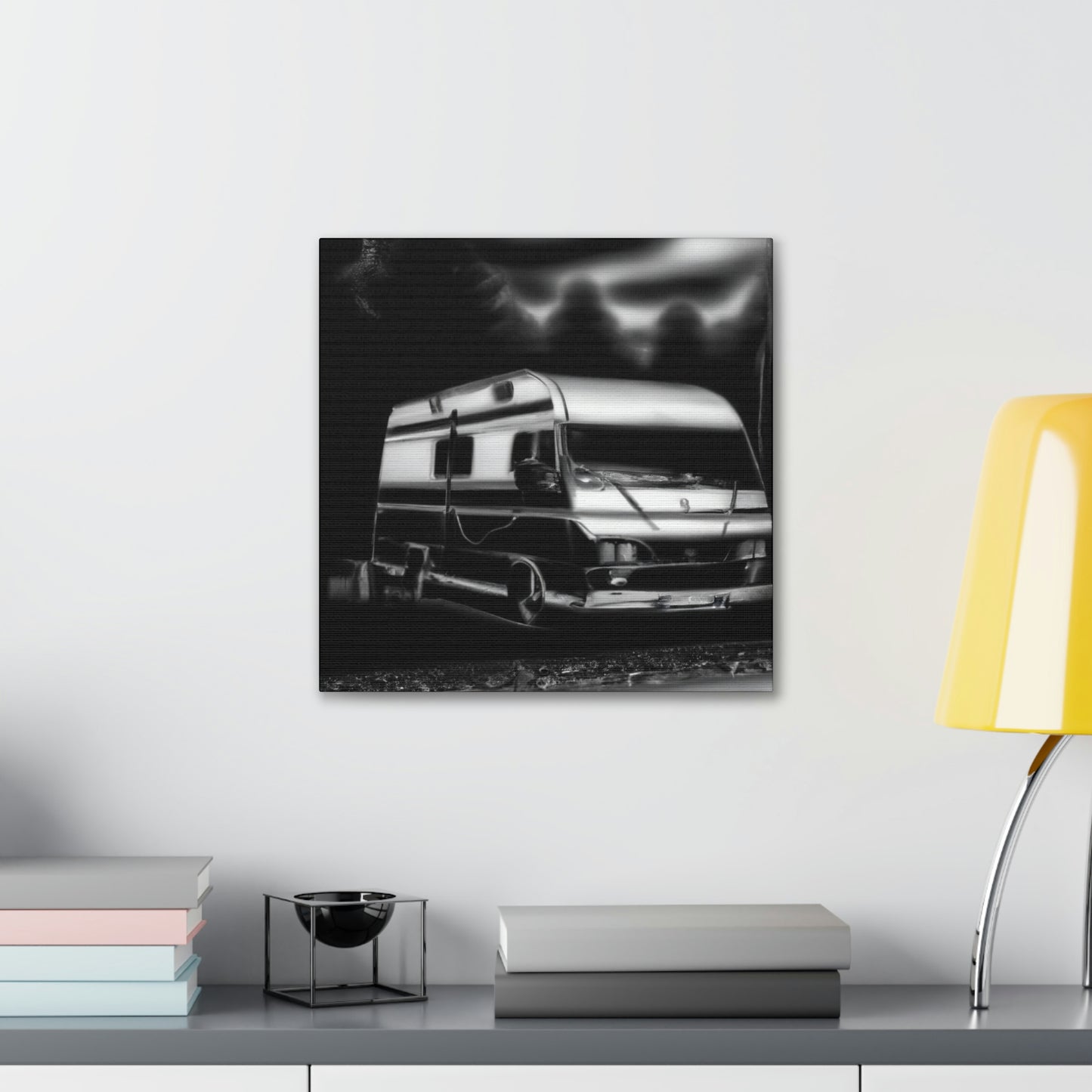 "Vanning in Art Deco". - Canvas