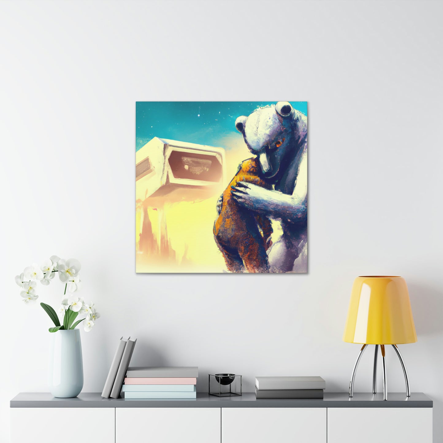 Love's Embrace Bear - Canvas