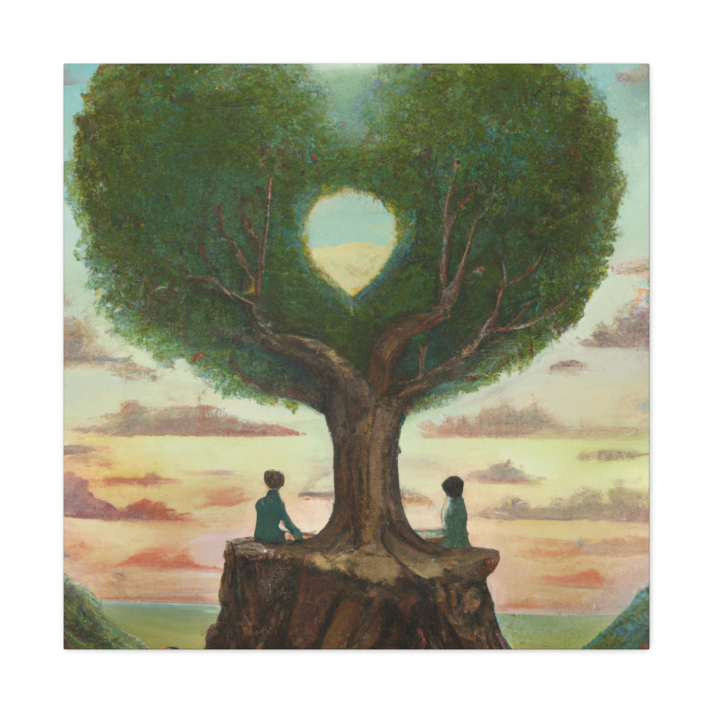 Love Tree Enchantment - Canvas