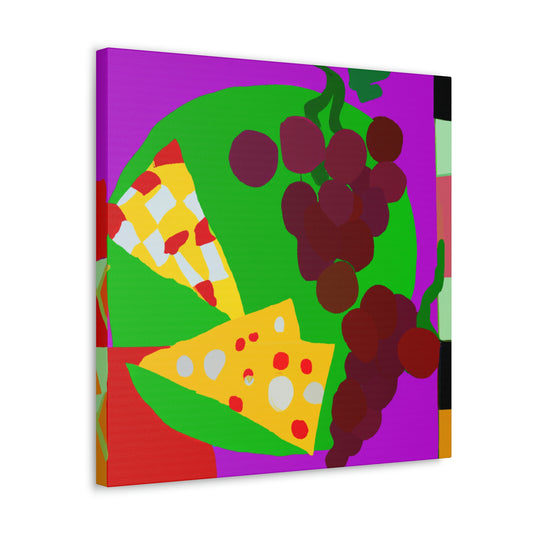 Cheese and Grapes Fauve - Canvas