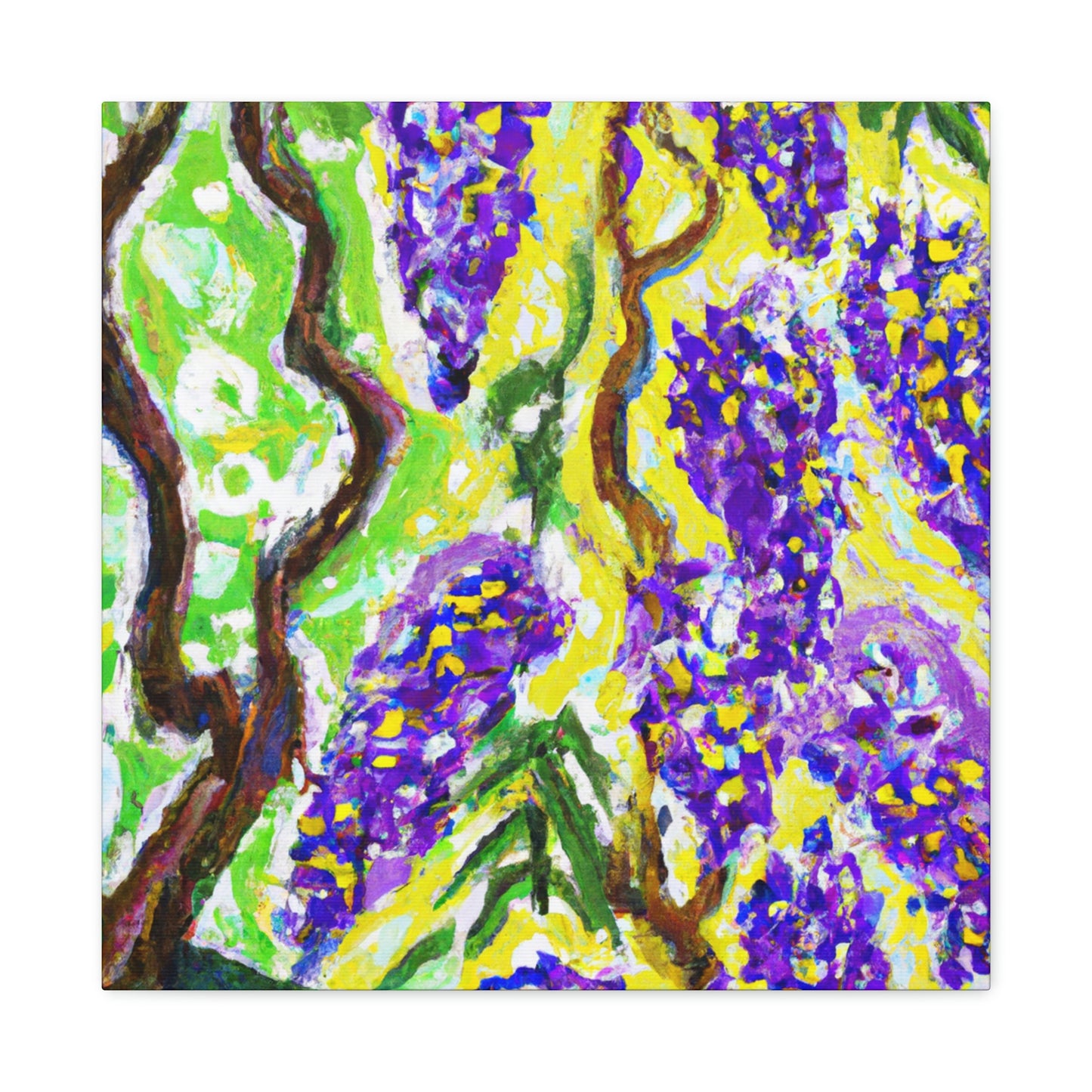 "Wisteria Eden Bloomed" - Canvas