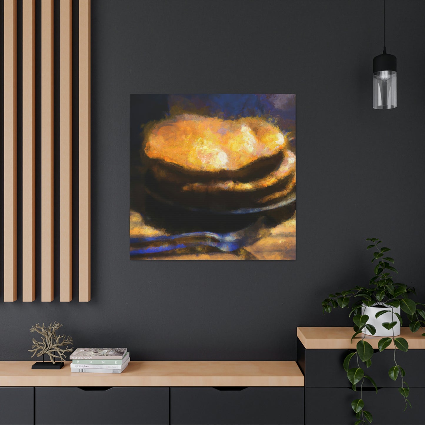 "Pancakes in the Kitchen" - Canvas