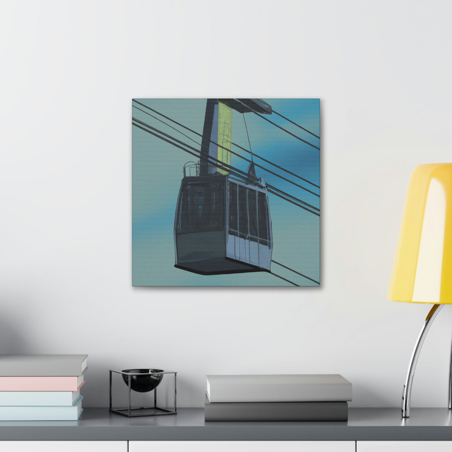 Cable Car Hyperrealism - Canvas