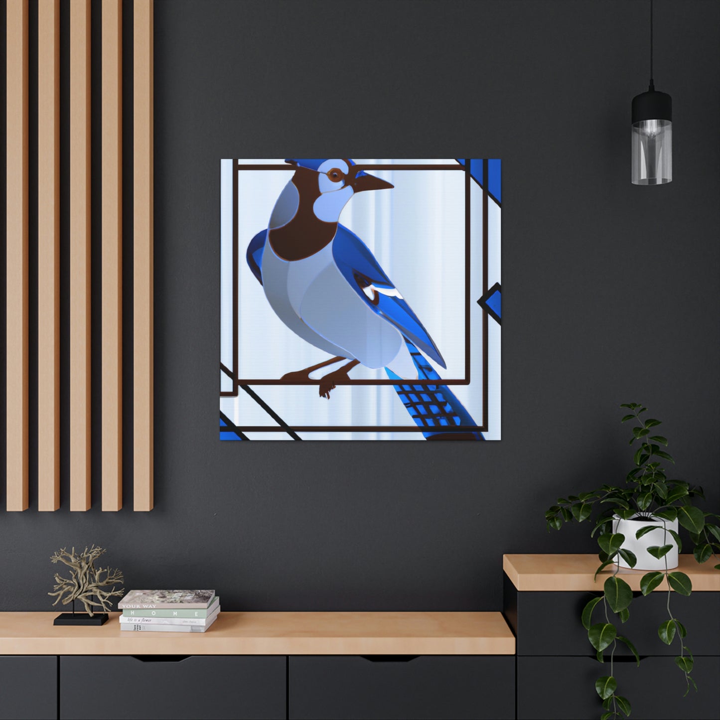 Blue Jay's Majesty - Canvas