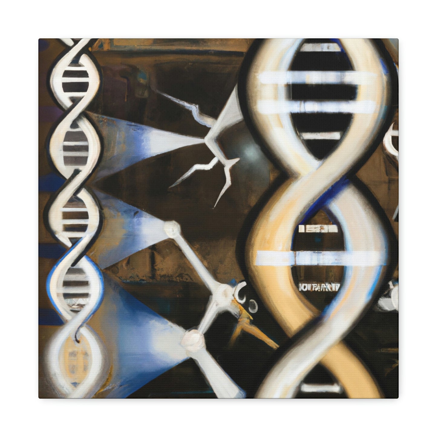 "Deco's DNA Vision" - Canvas