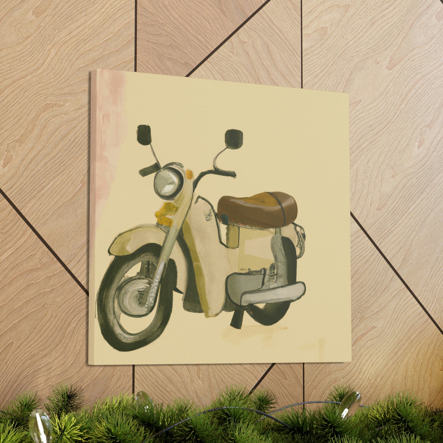 Motorcycle in Monochrome - Canvas