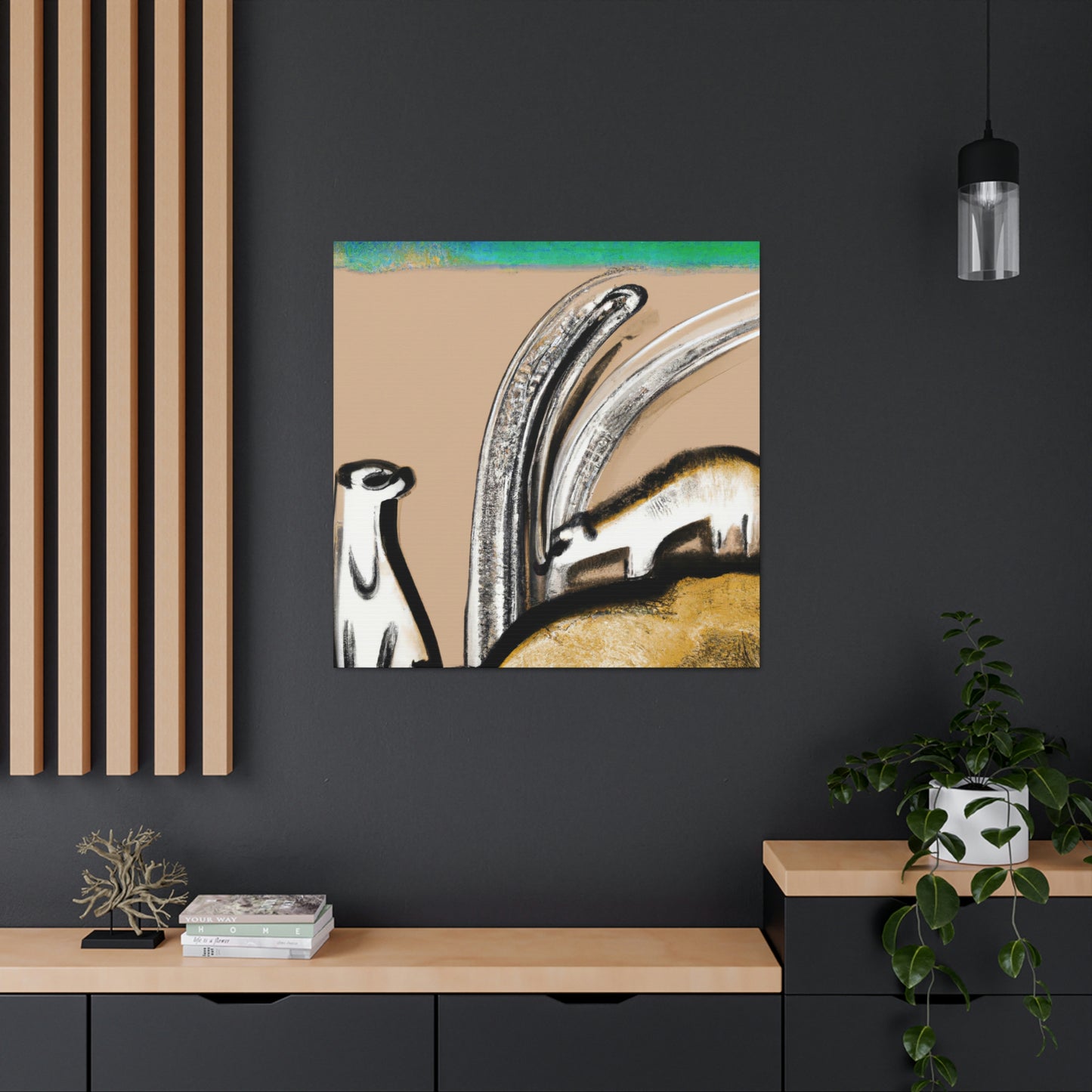 Meerkat Magic Moment - Canvas