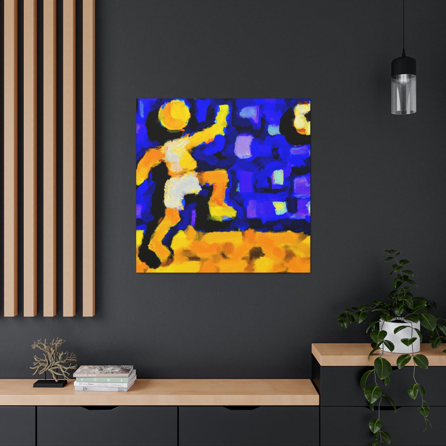 "Soccer in the Abstract" - Canvas