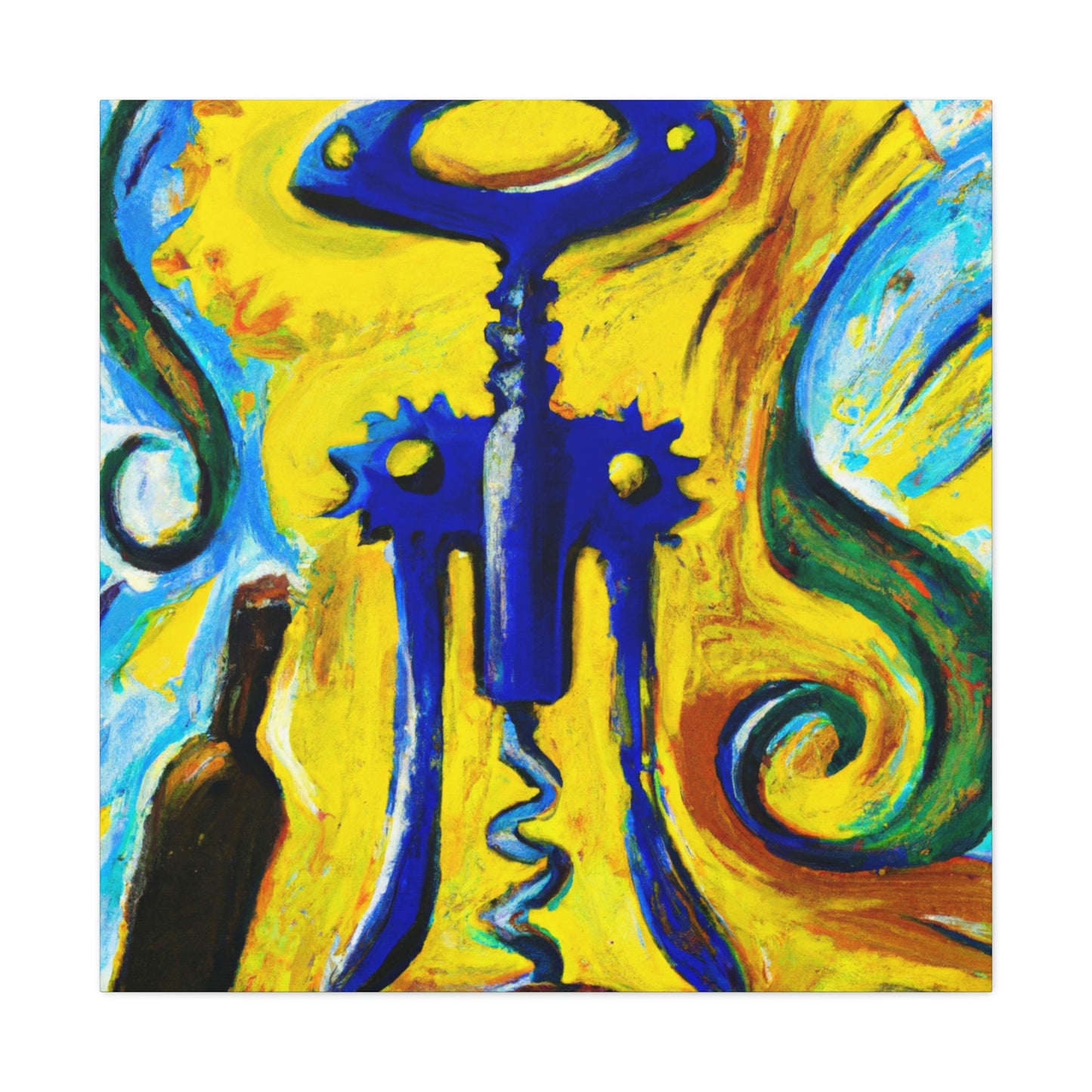 "The Corkscrew's Winding Dance" - Canvas