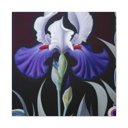 Dancing Iridescent Iris - Canvas