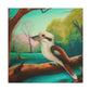 Kookaburra's Majesty Painting - Canvas