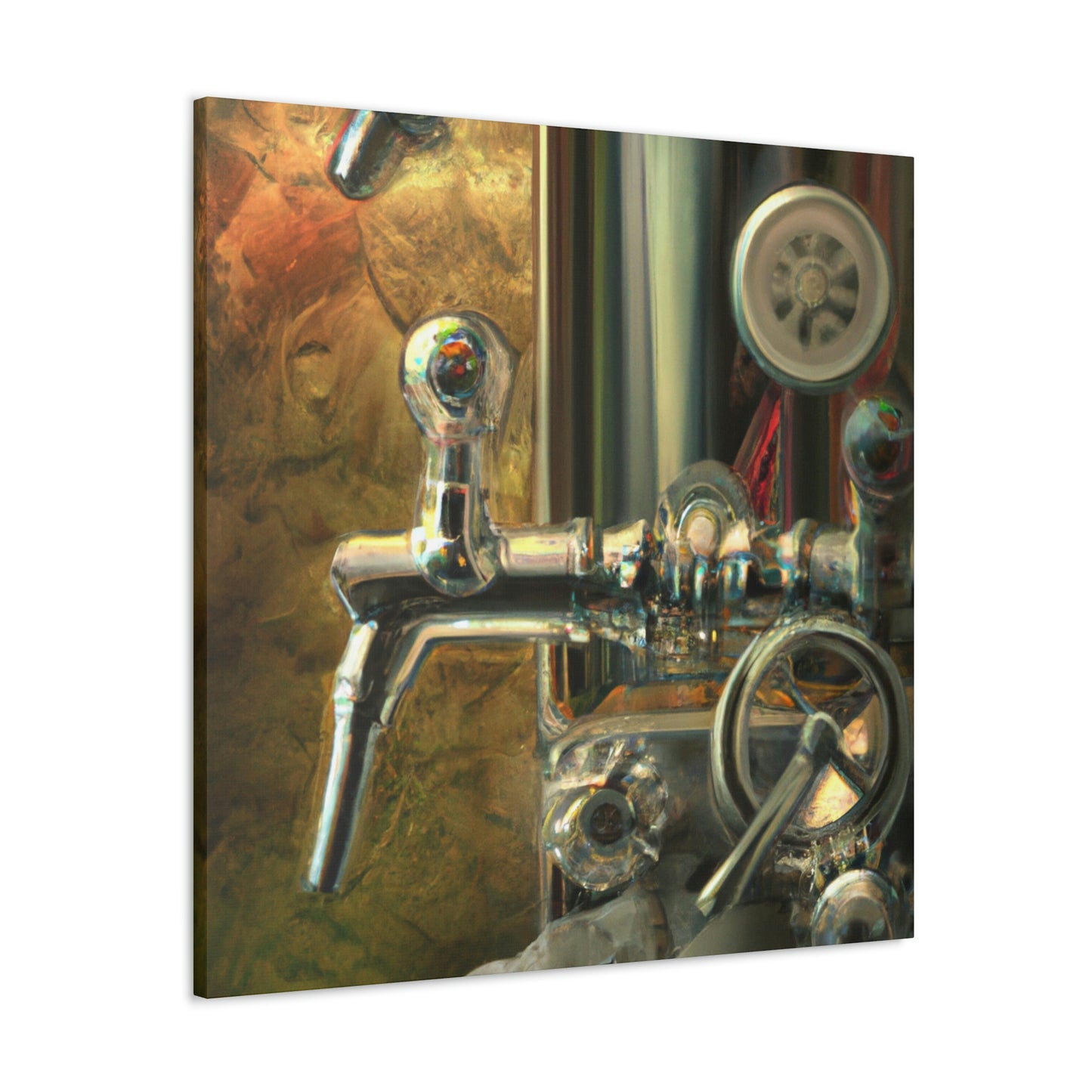 "Tap At The Bar" - Canvas