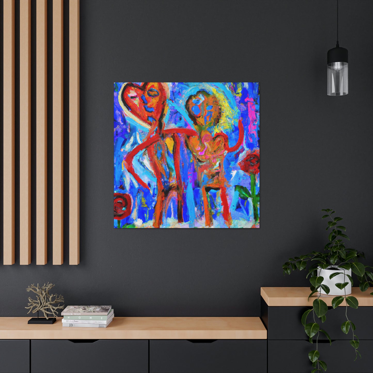 Love Blooms Eternal - Canvas