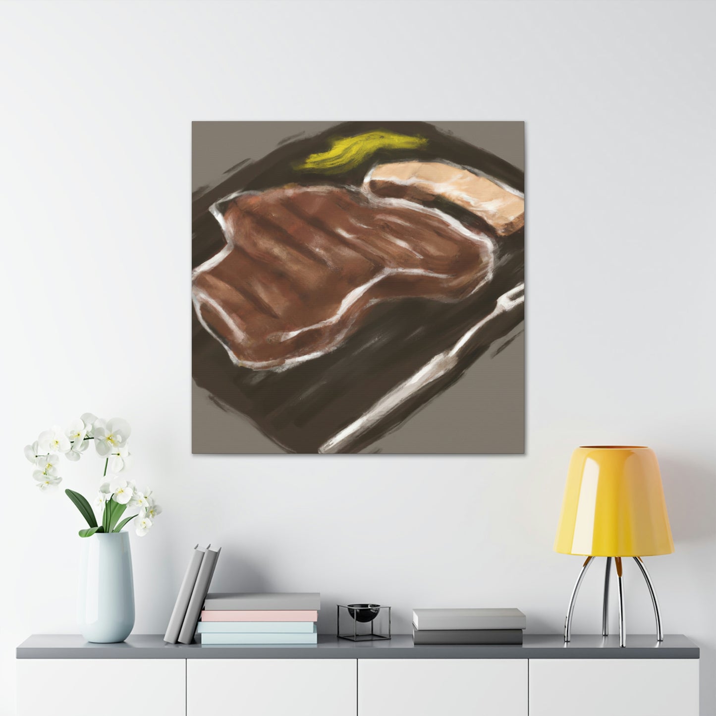 "Steak Barbecue Delights" - Canvas