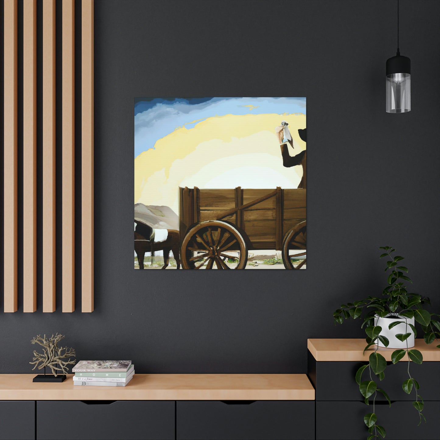 Old Cowpoke Memories - Canvas