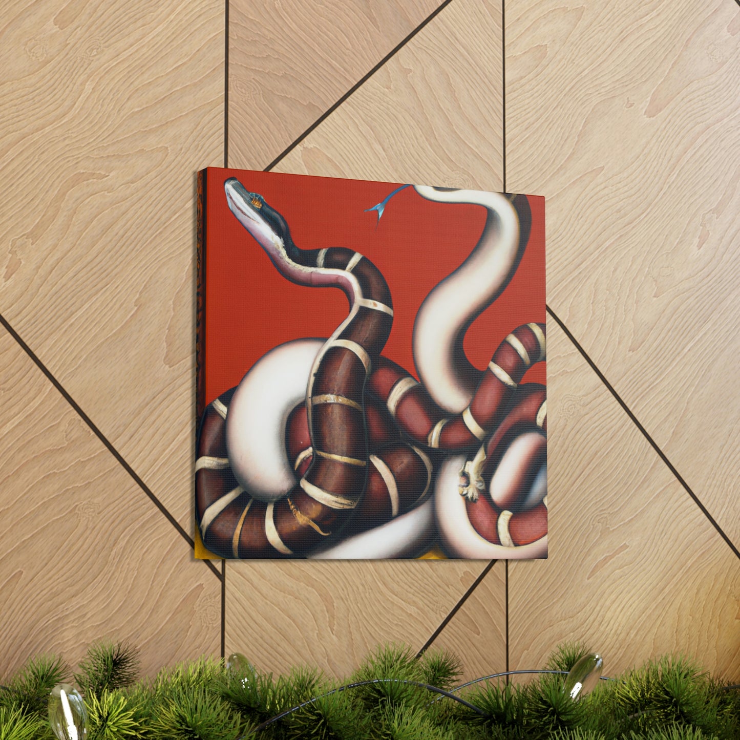 "Slithering Art Deco" - Canvas