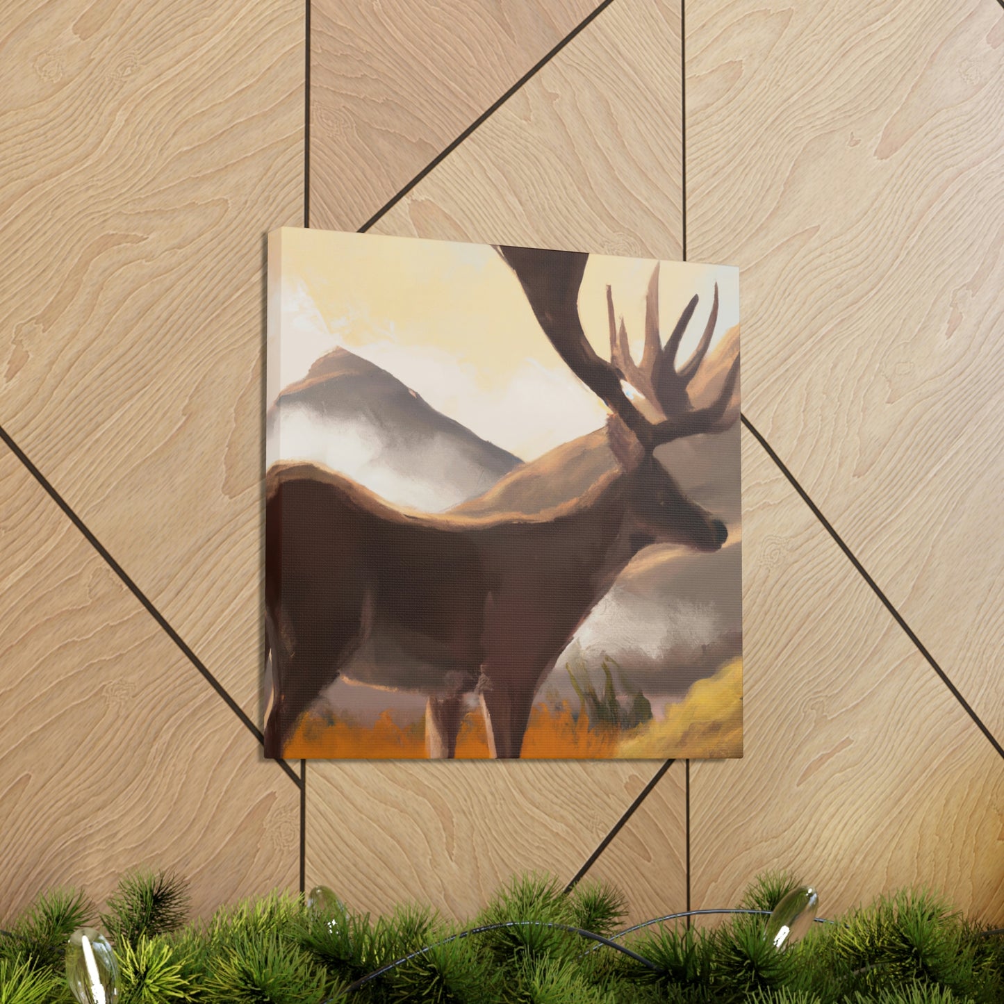 Deer in Morning Light - Canvas