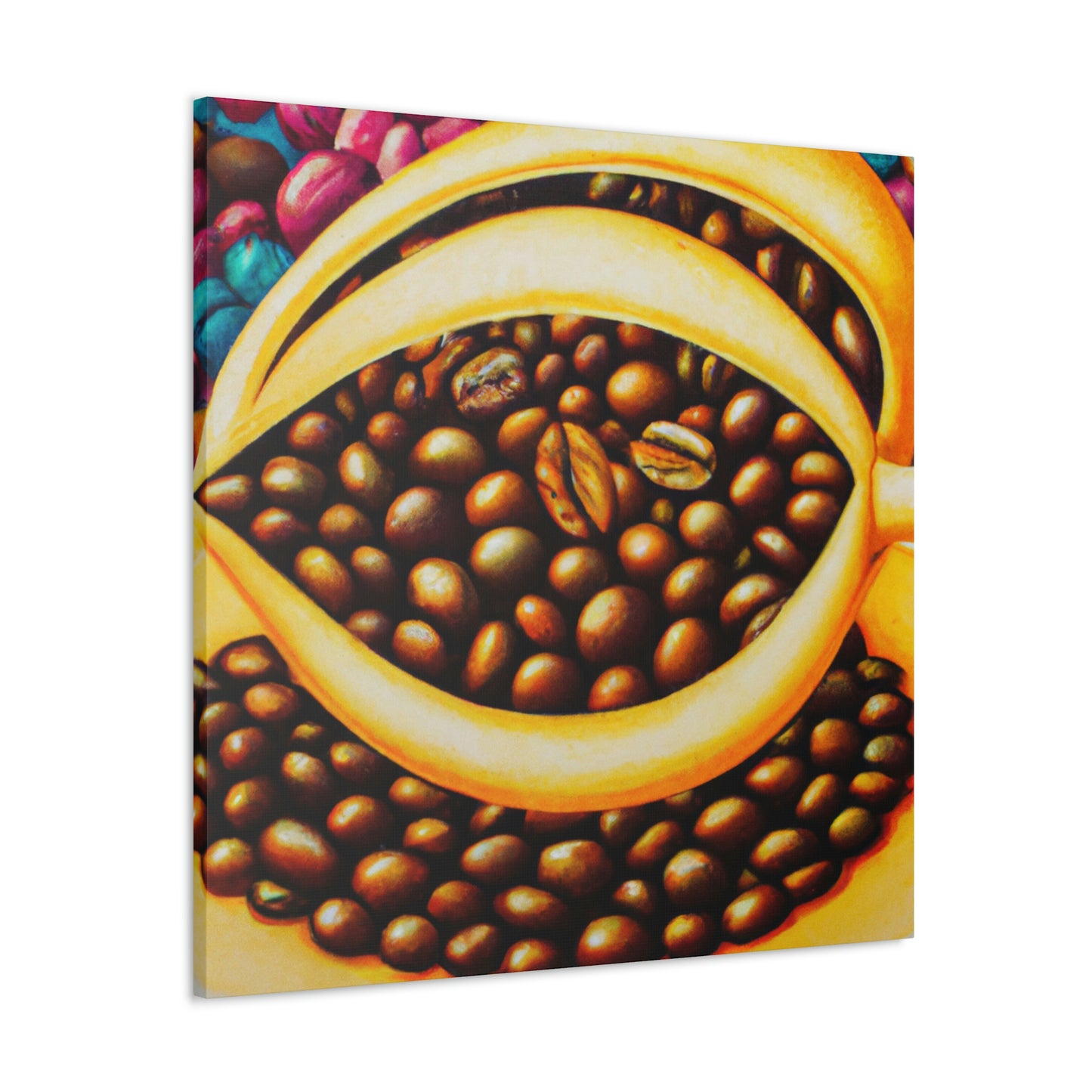 "Coffee Beans Dreamscape" - Canvas