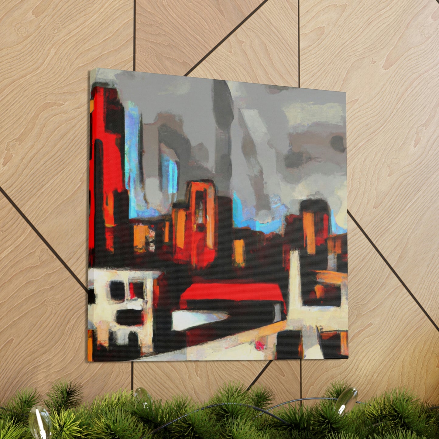 "Futurist Dreamscape Expanse" - Canvas