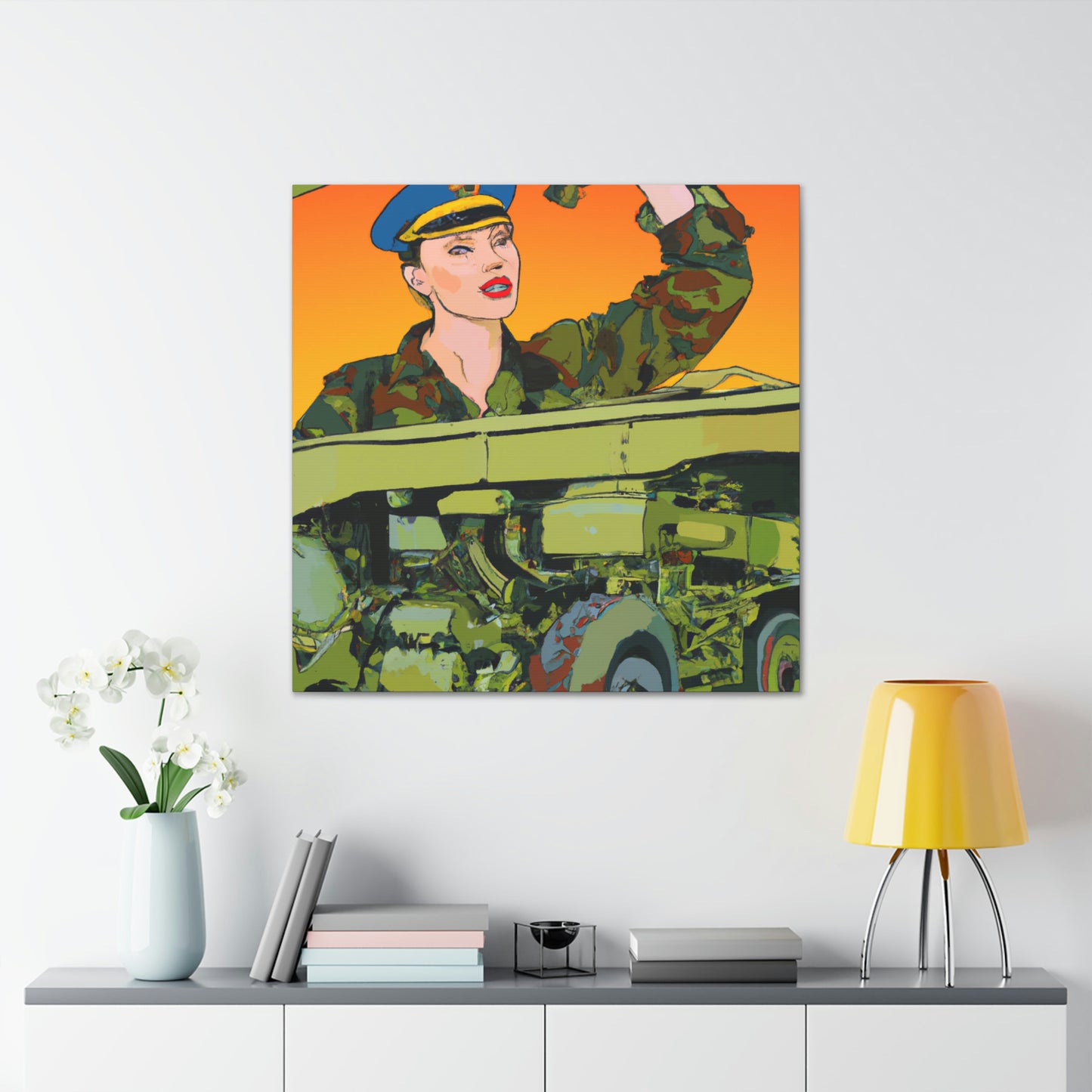 Mechanic in Pop Art - Canvas