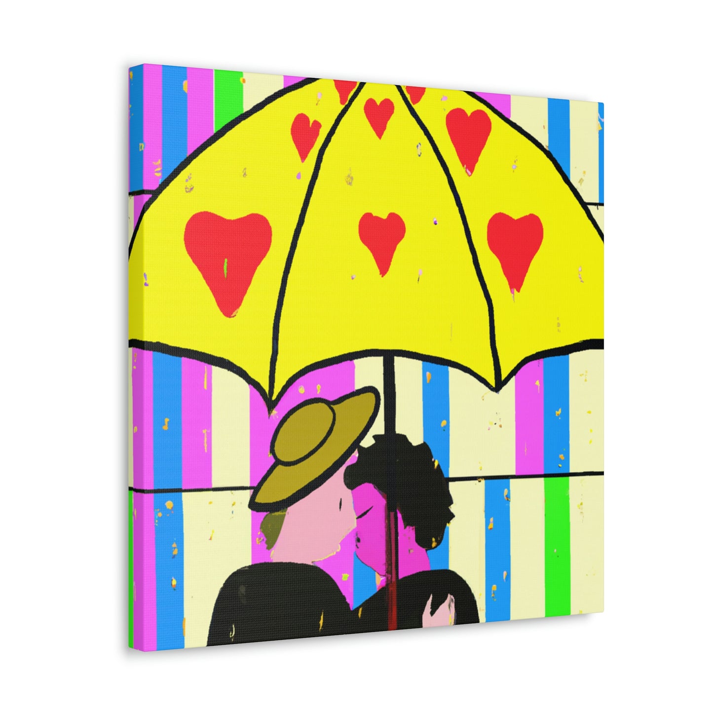 "Love in the Rain" - Canvas