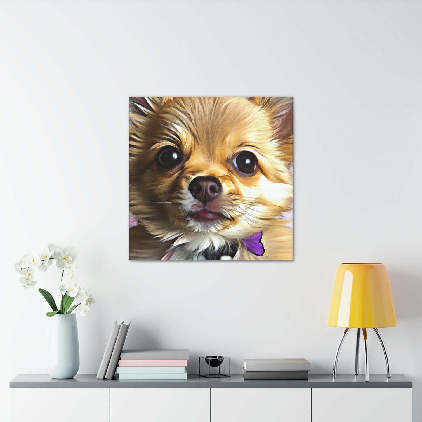 "Chihuahua in Deco". - Canvas