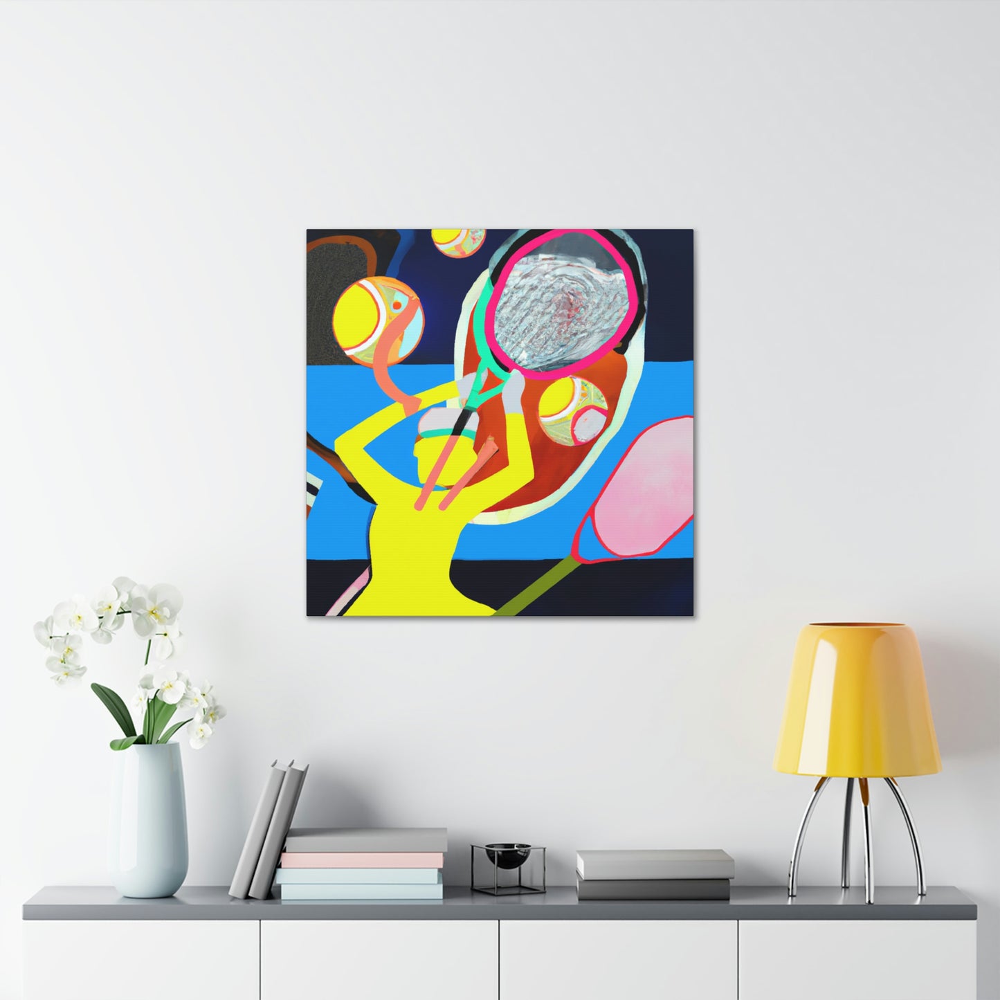 "Tennis: Abstracted Reality" - Canvas