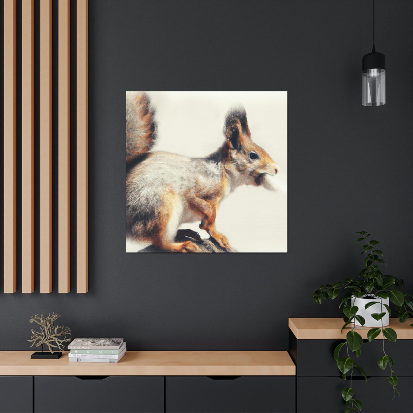 Squirrel In Repose - Canvas