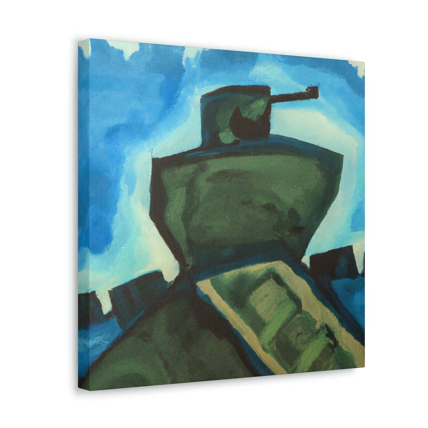 "Tank Turret Abstractions" - Canvas