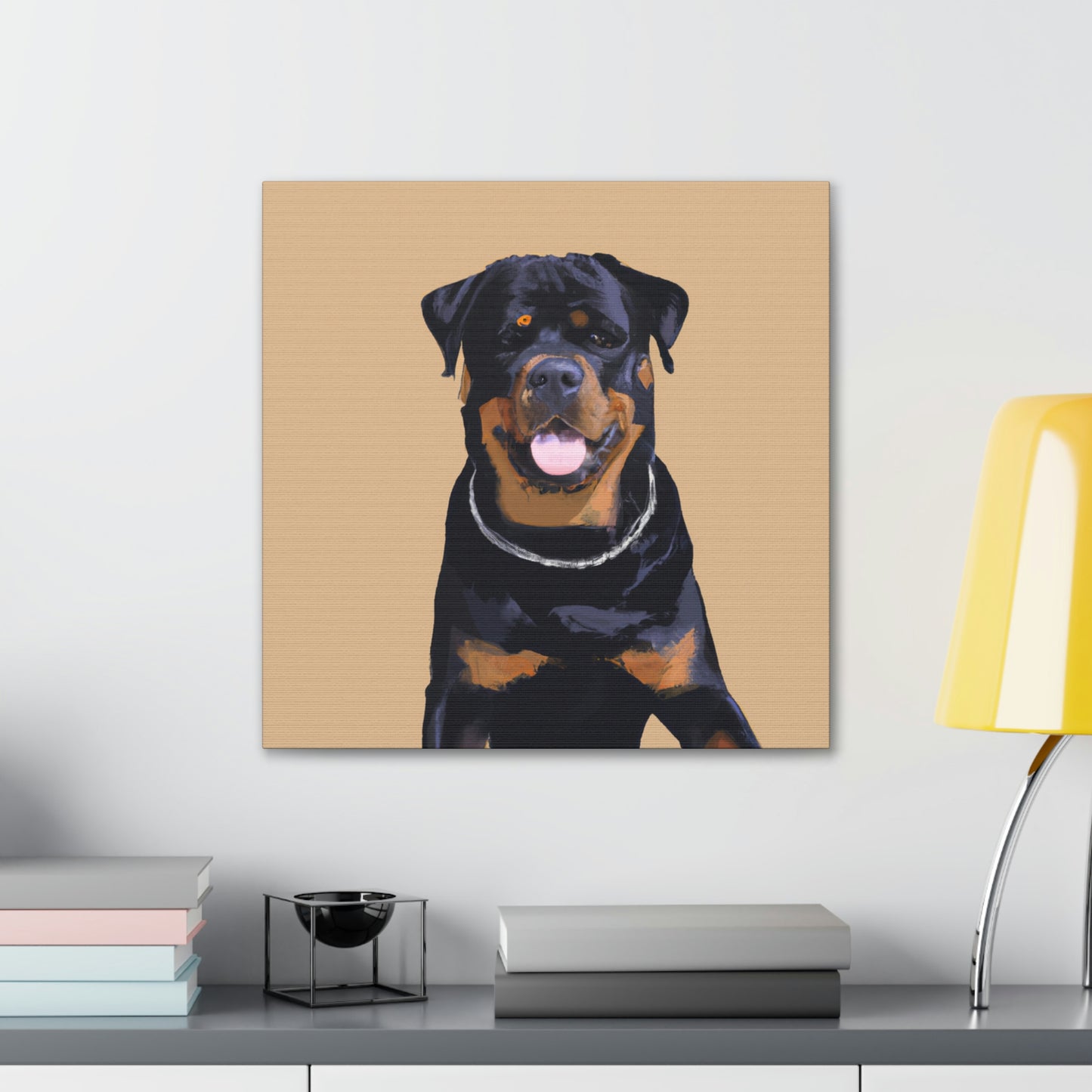 "Rottweiler in Simplicity" - Canvas