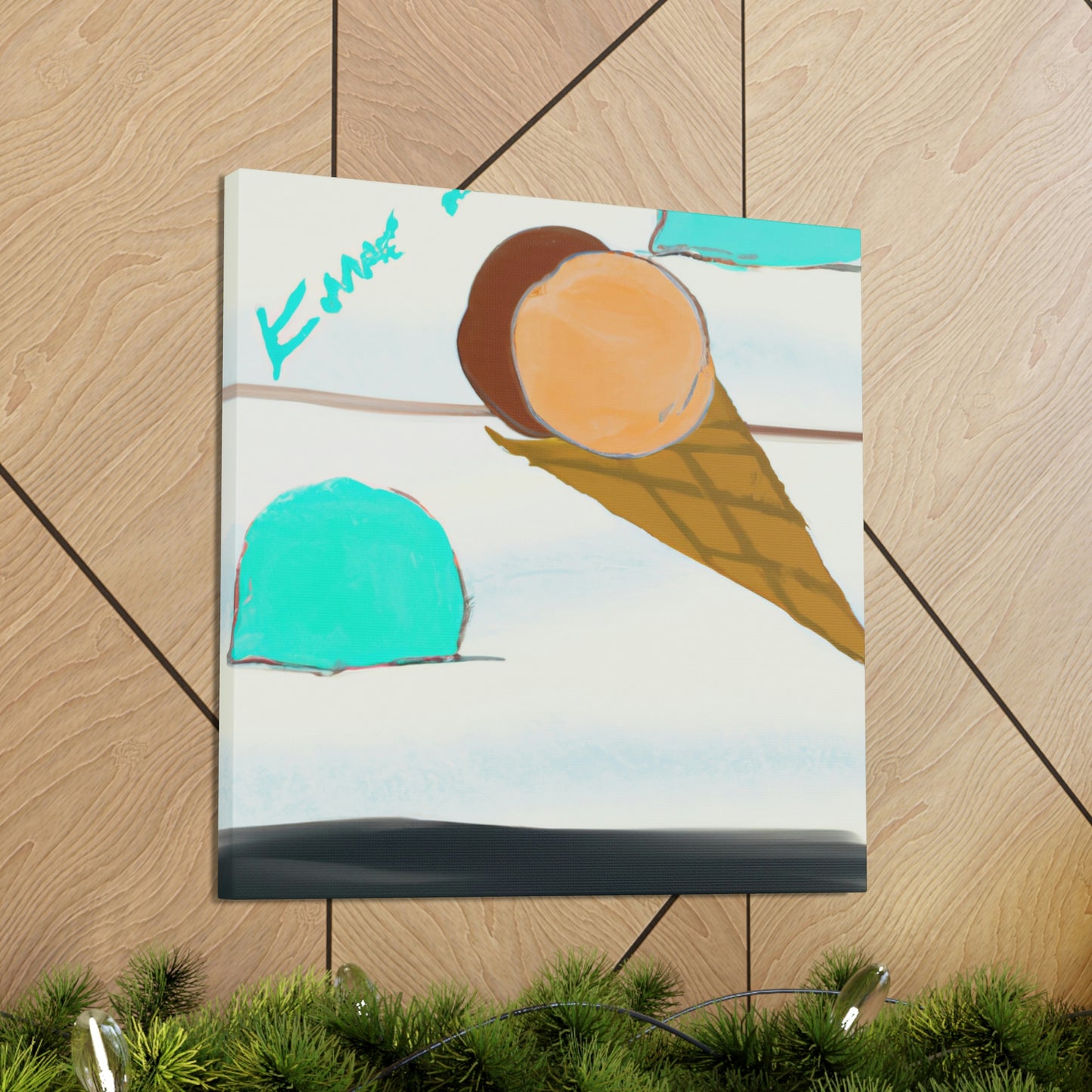 "Ice Cream Escape” - Canvas