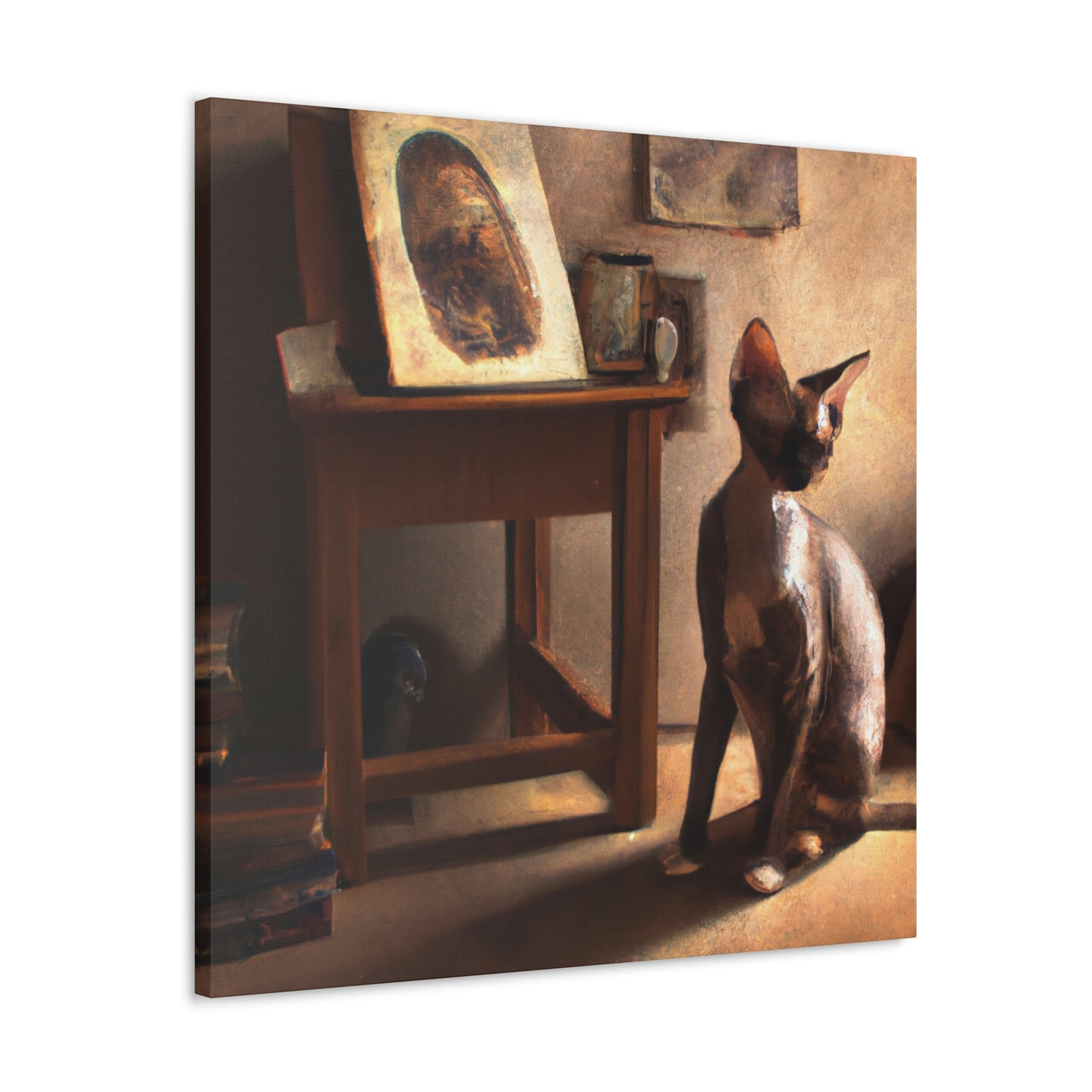 Cat-Shaped Dreamscape - Canvas