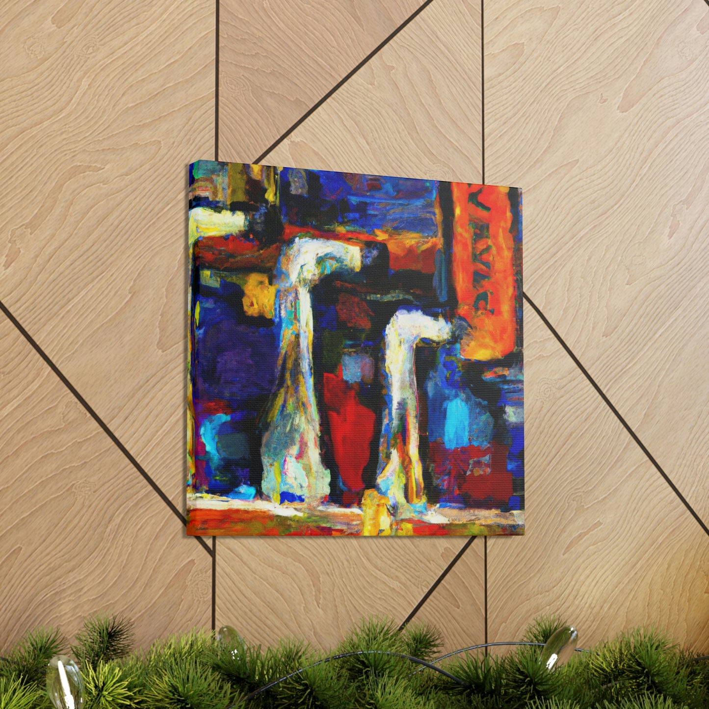 "Foaming Glass Freedom" - Canvas