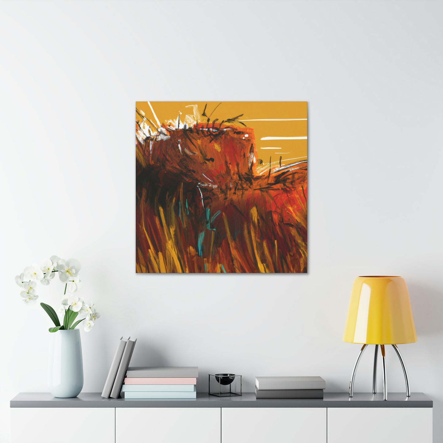 "Hay Magnificent Sunrise" - Canvas