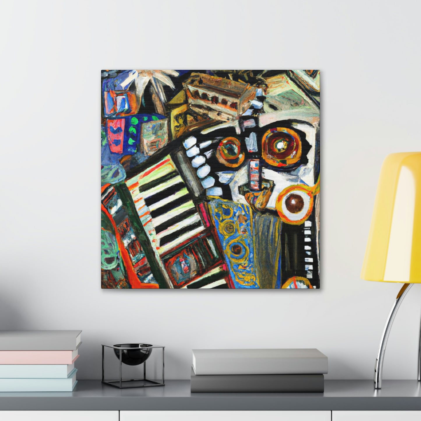 Accordion in Abstraction - Canvas