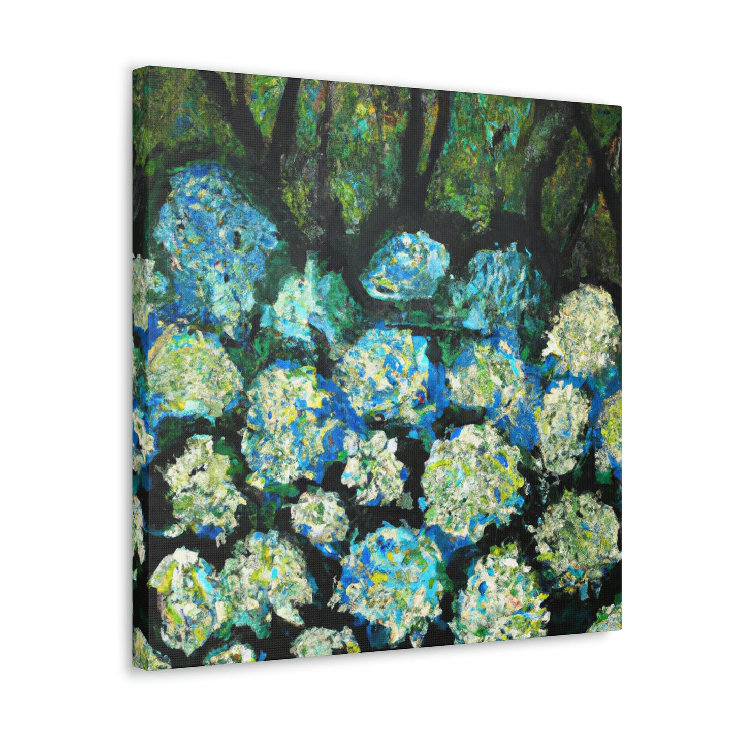 "Hydrangea Abstraction Bliss" - Canvas