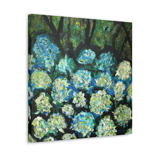 "Hydrangea Abstraction Bliss" - Canvas