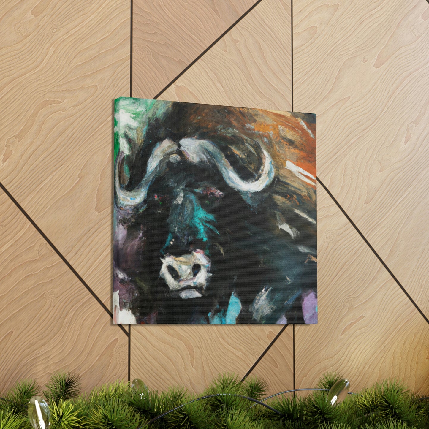 "Musk Ox Expressionism" - Canvas