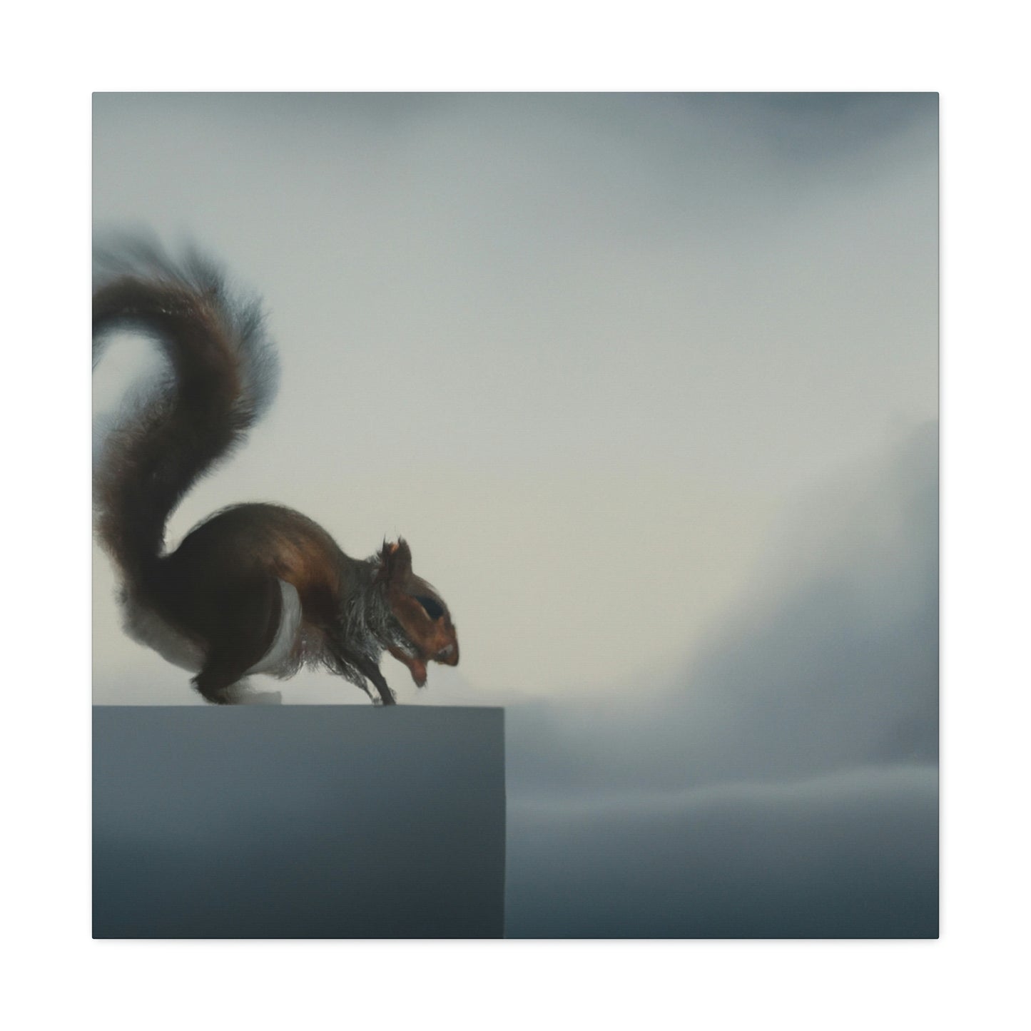 Squirrel's Morning Nuts - Canvas