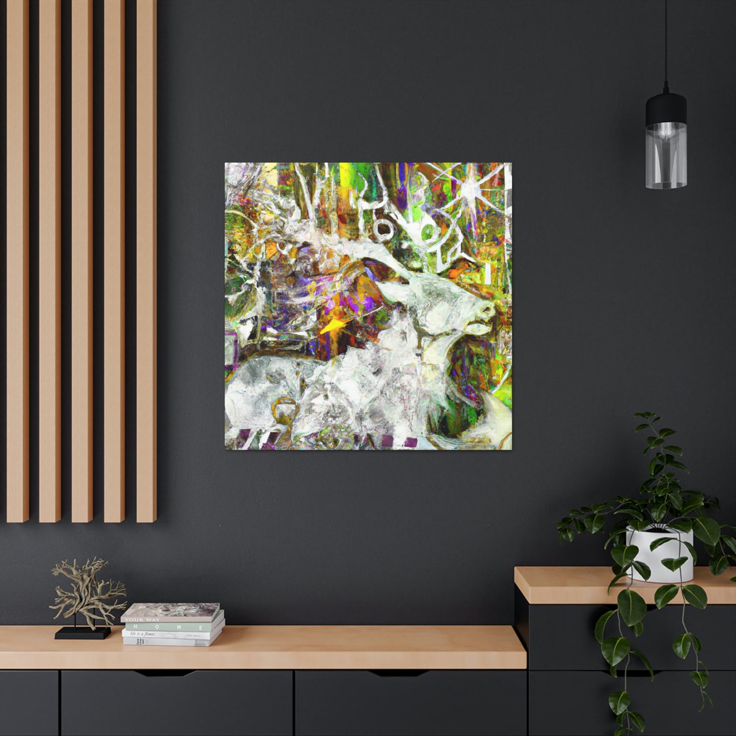 Reindeer in Flux - Canvas